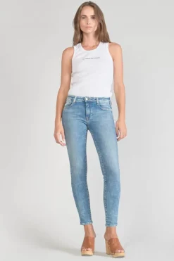 Le Temps des Cerises Power Skinny 7/8Eme Jeans Bleu N°4-Femme Coupe Skinny