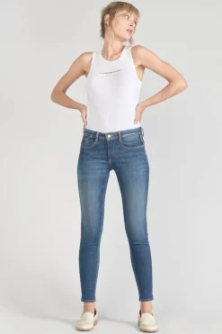 Le Temps des Cerises Power Skinny 7/8Eme Jeans Bleu N°2-Femme Coupe Skinny