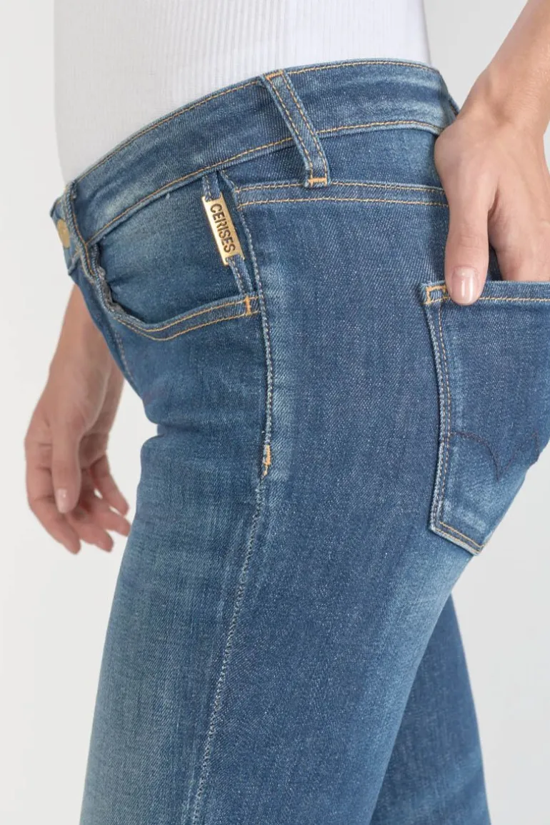 Le Temps des Cerises Power Skinny 7/8Eme Jeans Bleu N°2-Femme Coupe Skinny