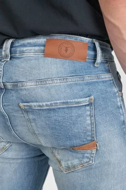 Le Temps des Cerises Power Skinny 7/8Eme Jeans Destroy Bleu N°4-Homme Coupe Skinny