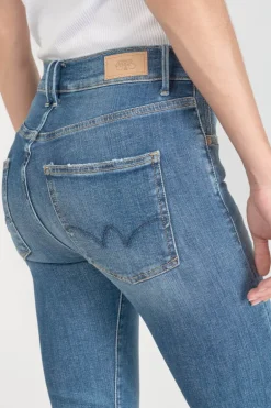 Le Temps des Cerises Power Skinny Taille Haute 7/8Eme Jeans Bleu N°3-Femme Coupe Skinny