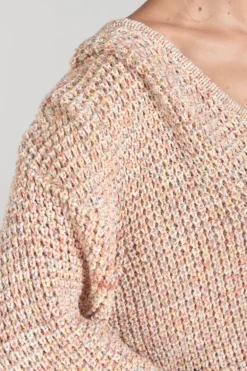 Le Temps des Cerises Pull Astro Multicolore-Femme Pulls & Sweats & Cardigans