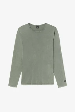 Le Temps des Cerises Pull Bivor Kaki Delave-Homme Pulls & Cardigans