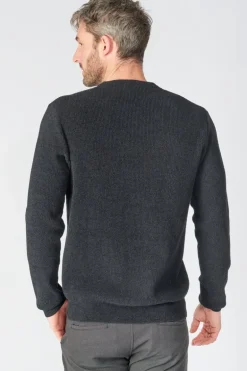 Le Temps des Cerises Pull Corbis Noir-Homme Pulls & Cardigans