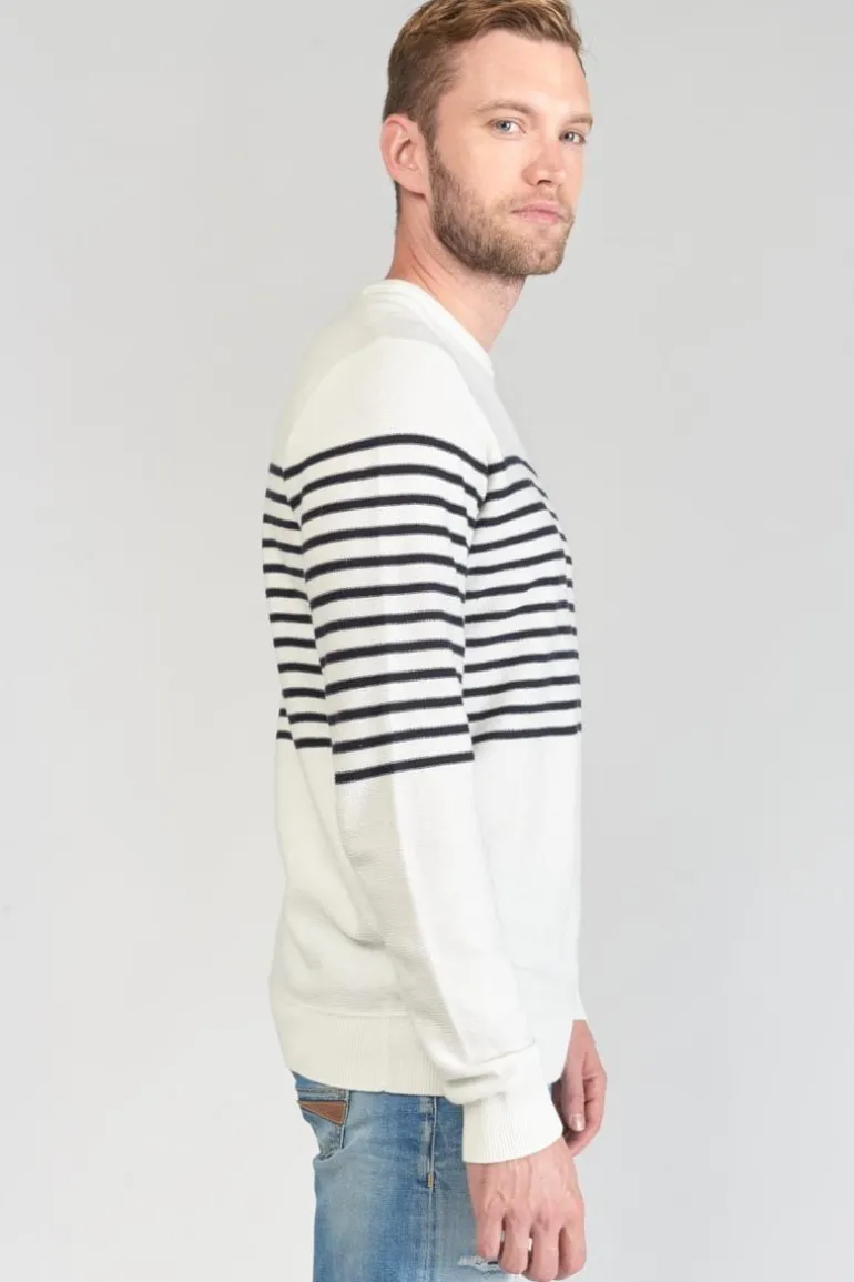 Le Temps des Cerises Pull Loral Mariniere-Homme Pulls & Cardigans