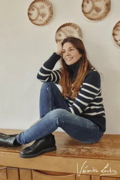 Le Temps des Cerises Pulp Slim By Veronika Loubry Jeans Bleu N°2-Femme Coupe Slim