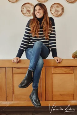 Le Temps des Cerises Pulp Slim By Veronika Loubry Jeans Bleu N°2-Femme Coupe Slim