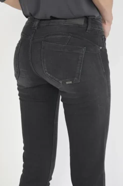 Le Temps des Cerises Pulp Slim 7/8Eme Jeans Noir N°1-Femme Coupe Slim
