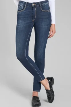Le Temps des Cerises Pulp Slim Taille Haute 7/8Eme Jeans Bleu N°1-Femme Coupe Slim