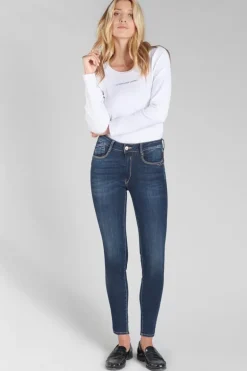 Le Temps des Cerises Pulp Slim Taille Haute 7/8Eme Jeans Bleu N°1-Femme Coupe Slim