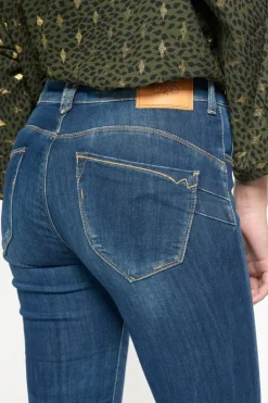 Le Temps des Cerises Pulp Slim Taille Haute 7/8Eme Jeans Bleu N°2-Femme Coupe Slim