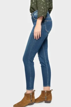 Le Temps des Cerises Pulp Slim Taille Haute 7/8Eme Jeans Bleu N°2-Femme Coupe Slim