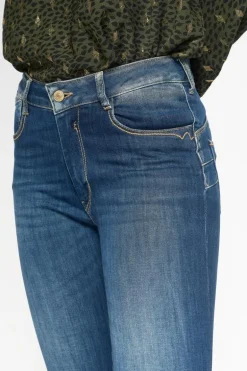 Le Temps des Cerises Pulp Slim Taille Haute 7/8Eme Jeans Bleu N°2-Femme Coupe Slim