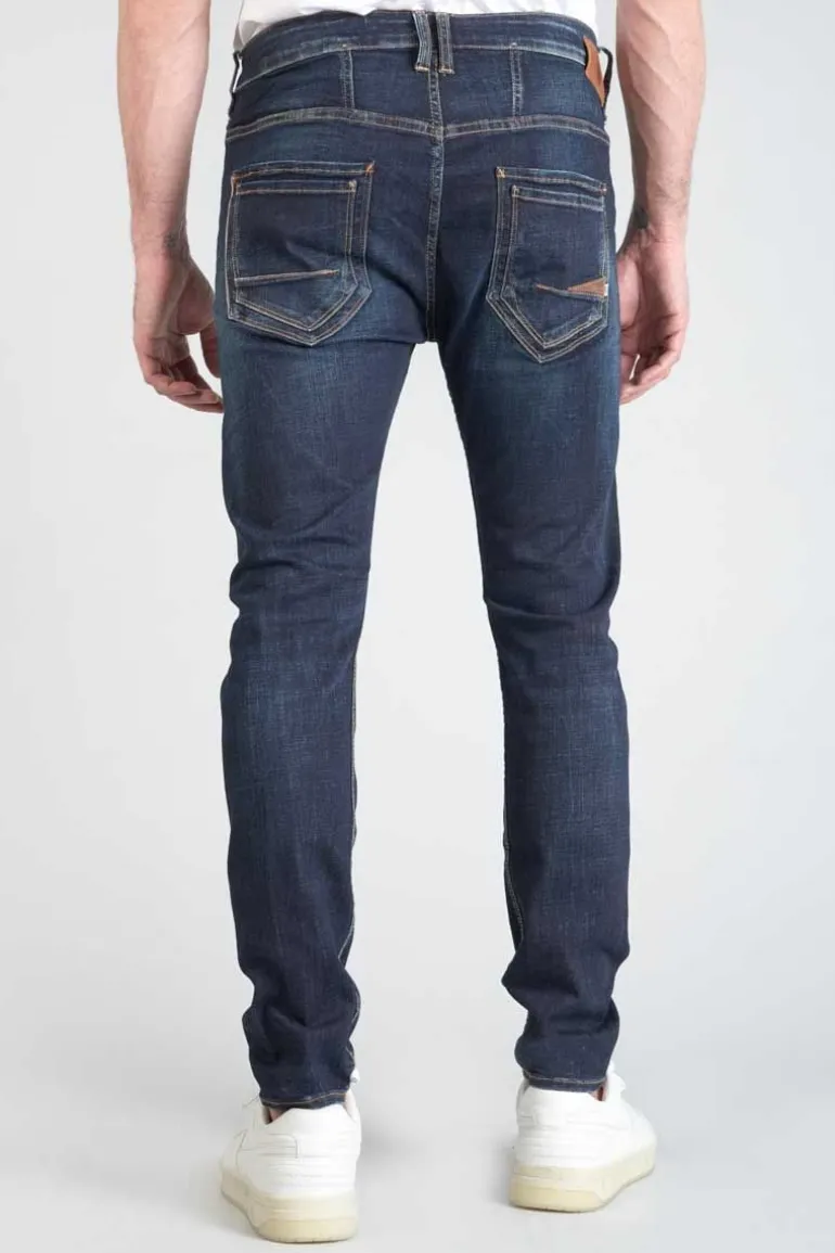 Le Temps des Cerises Raffi 900/16 Tapered 7/8Eme Jeans Destroy Bleu-Noir N°2-Homme Coupe Tapered