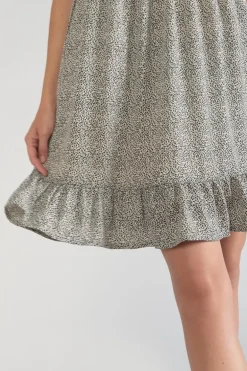 Le Temps des Cerises Robe Aliette A Motif Et Noir-Femme Robes