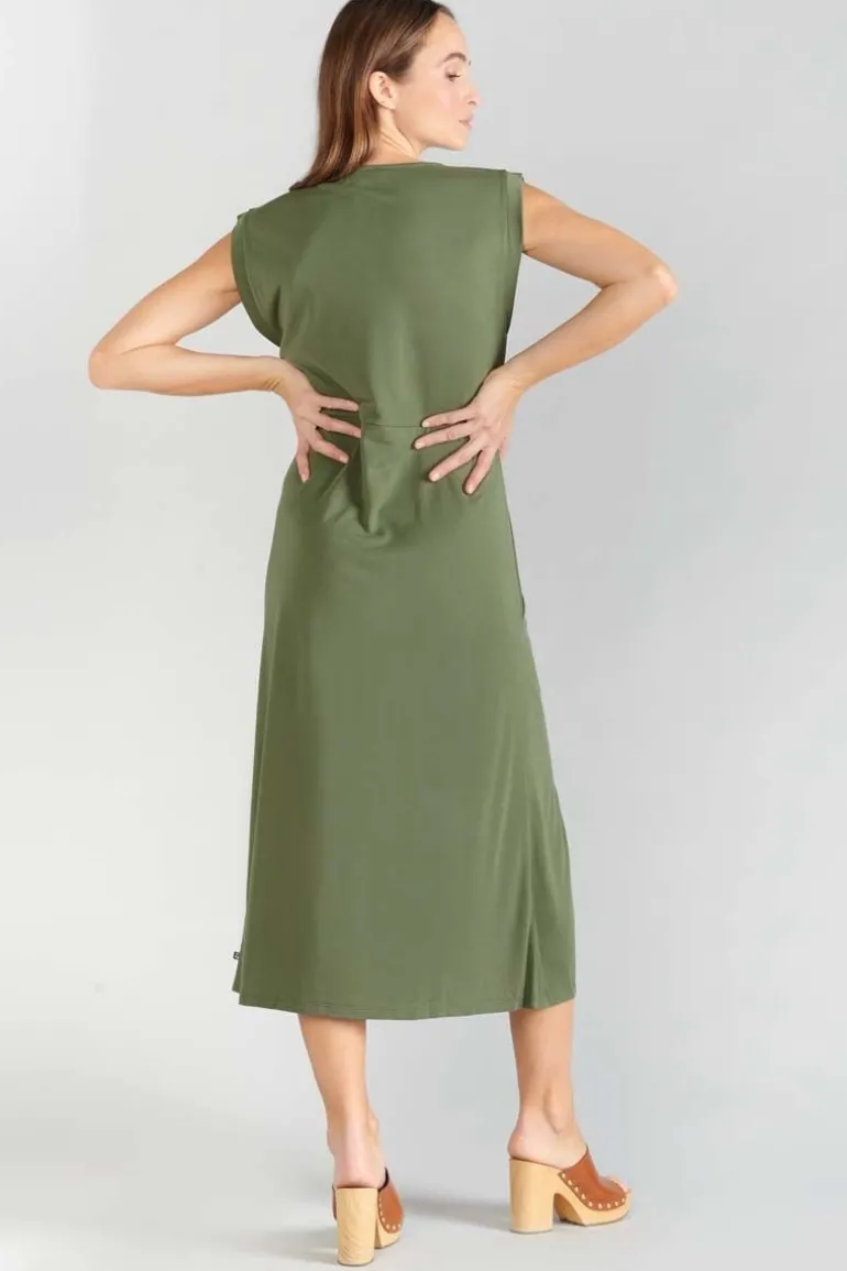 Le Temps des Cerises Robe Longue Gana Kaki-Femme Robes