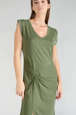 Le Temps des Cerises Robe Longue Gana Kaki-Femme Robes