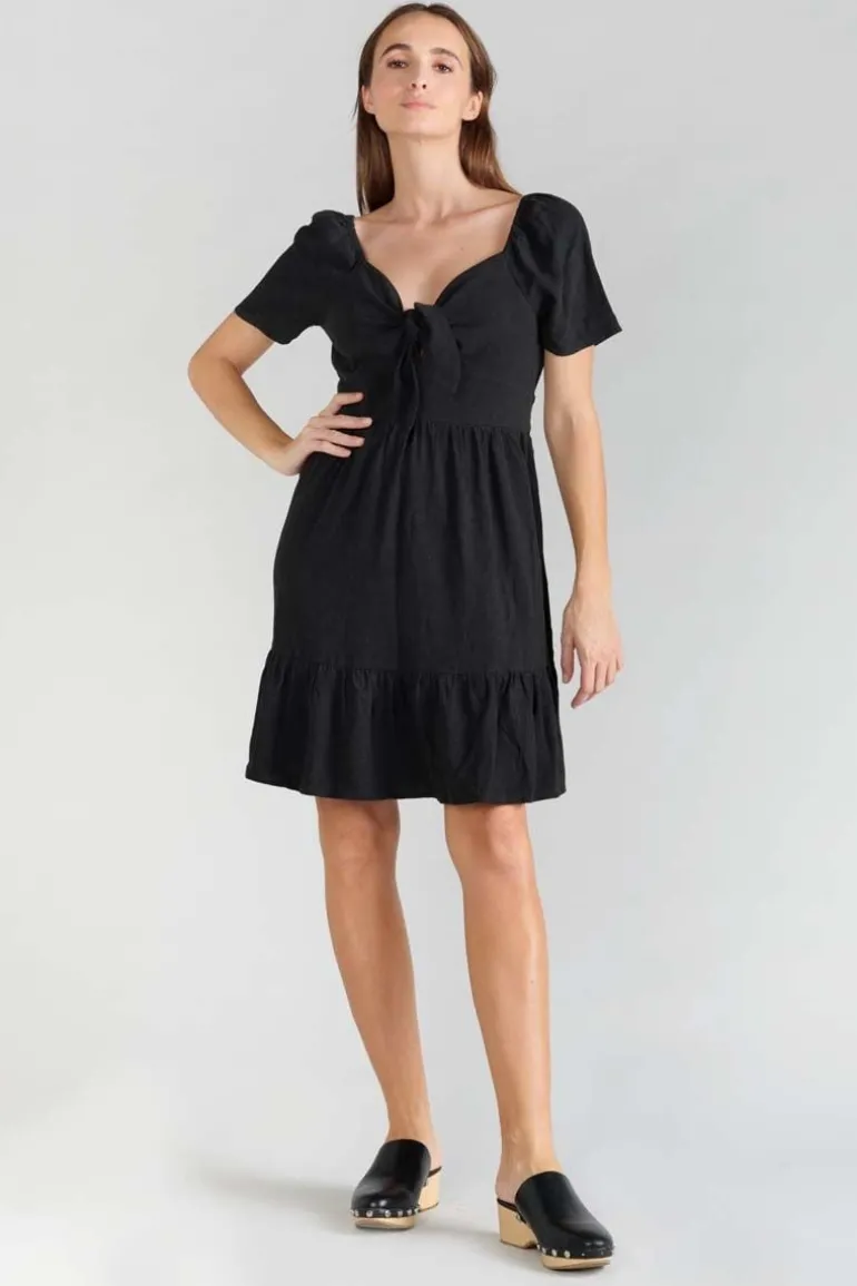 Le Temps des Cerises Robe Nighty Noire-Femme Robes