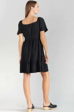 Le Temps des Cerises Robe Nighty Noire-Femme Robes