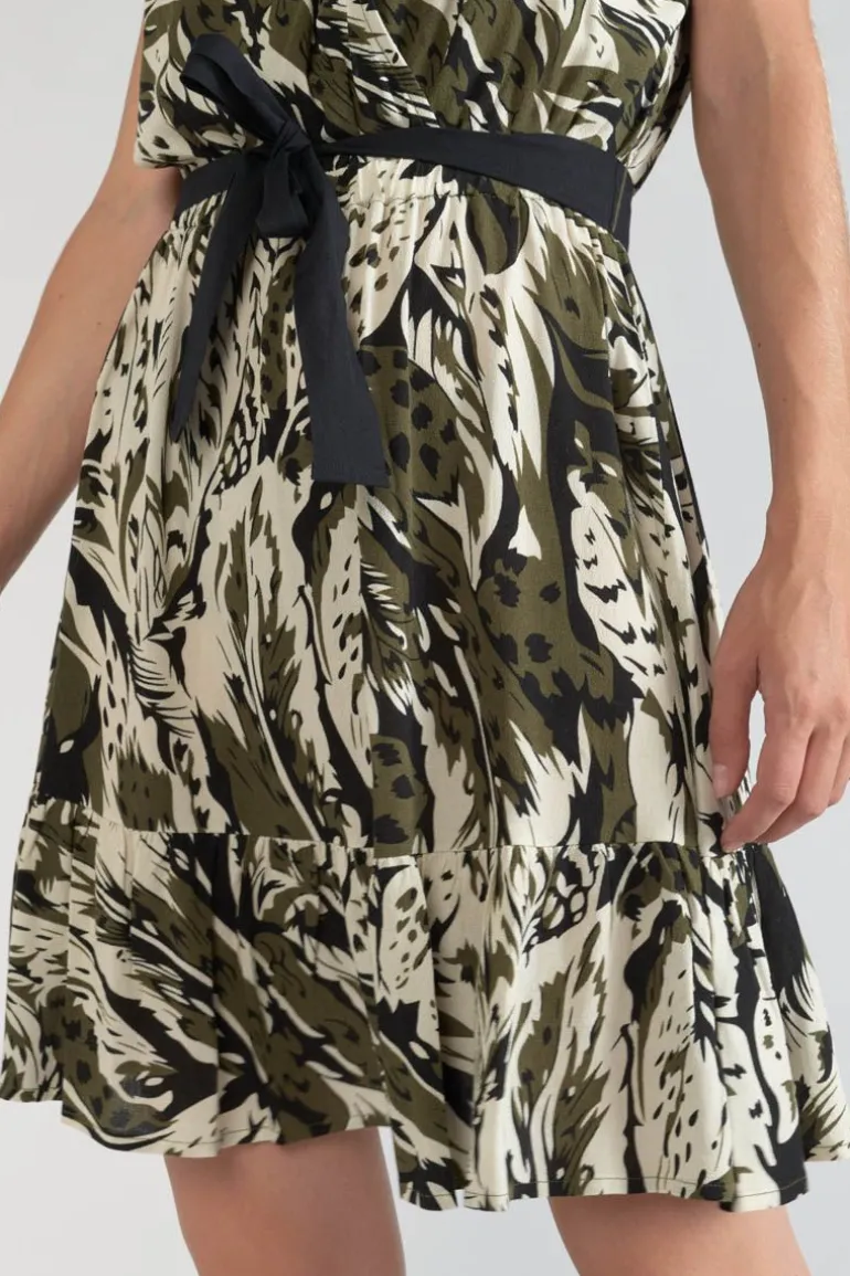 Le Temps des Cerises Robe Page A Motif Jungle-Femme Robes