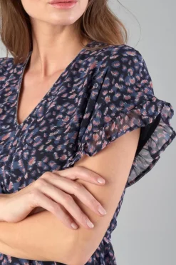 Le Temps des Cerises Robe Paola A Motif Leopard-Femme Robes