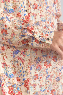 Le Temps des Cerises Robe-Chemise Tita A Motif Cachemire-Femme Robes