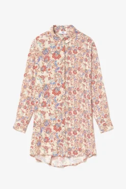 Le Temps des Cerises Robe-Chemise Tita A Motif Cachemire-Femme Robes