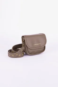 Le Temps des Cerises Sac A Bandouliere Alex Taupe Kaki-Femme Sacs & Portefeuilles