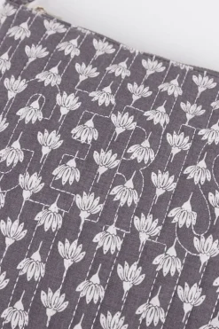 Le Temps des Cerises Sac A Bandouliere Lauri Gris A Motif Floral-Femme Sacs & Portefeuilles