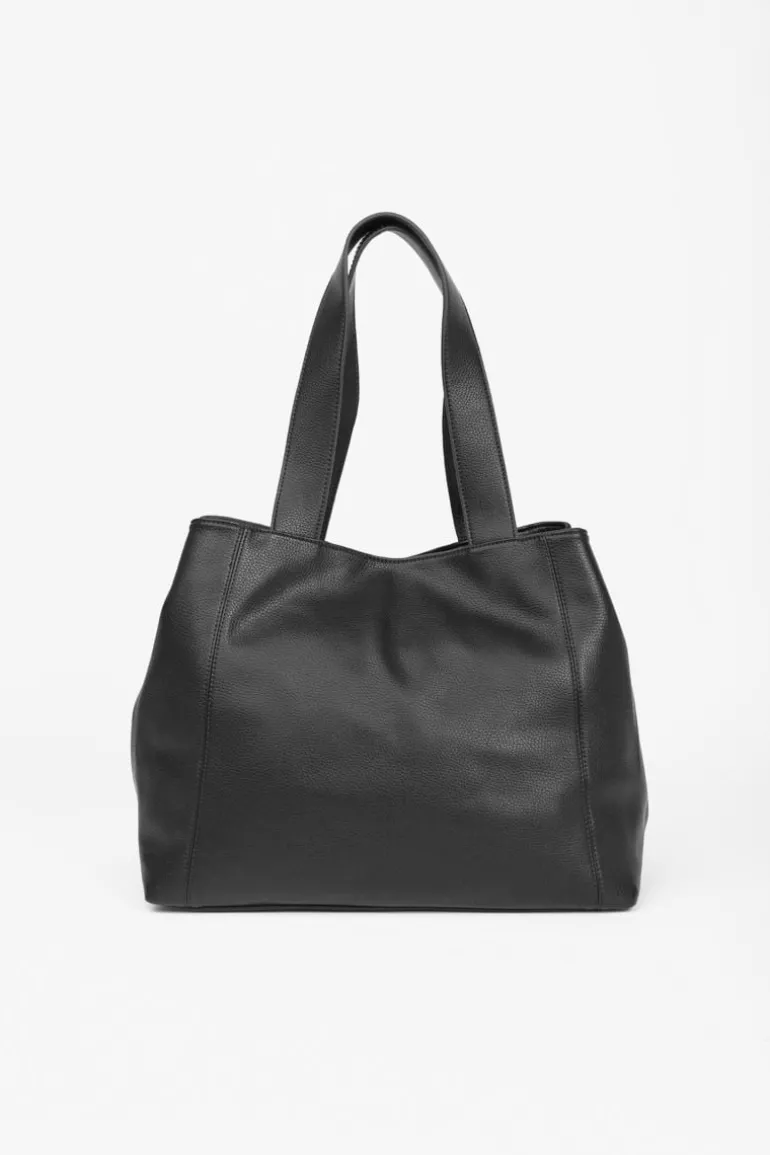 Le Temps des Cerises Sac Cabas Micky Noir-Femme Sacs & Portefeuilles