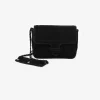 Le Temps des Cerises Sac Klelia En Cuir Suede Noir-Femme Sacs & Portefeuilles