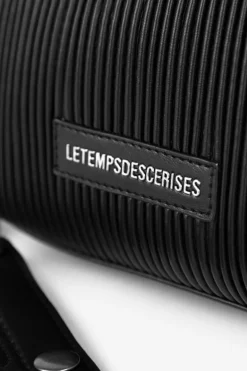 Le Temps des Cerises Sac Lana Noir Plisse-Femme Sacs & Portefeuilles