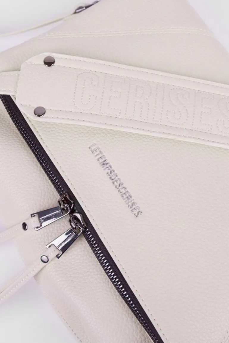 Le Temps des Cerises Sac Leter Creme-Femme Sacs & Portefeuilles