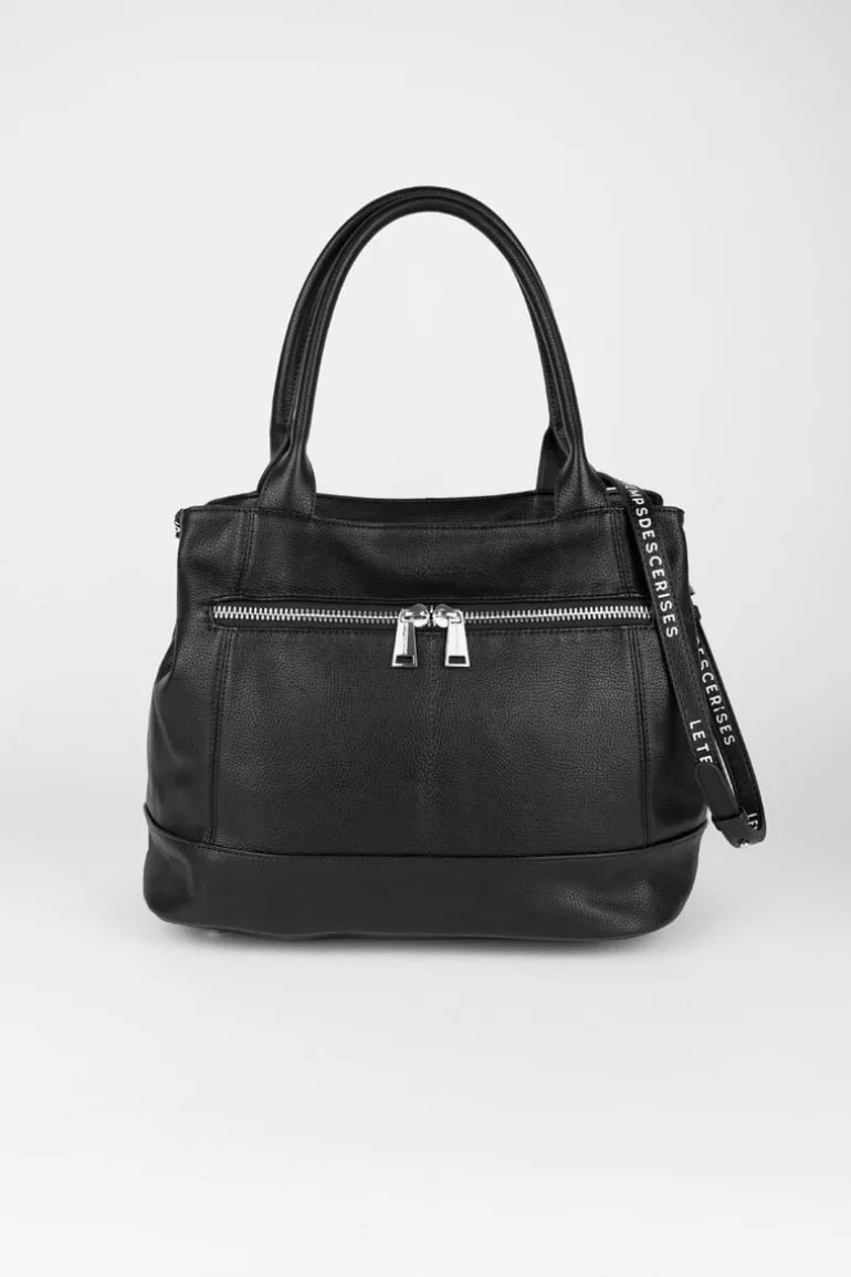 Le Temps des Cerises Sac Maya Noir-Femme Sacs & Portefeuilles