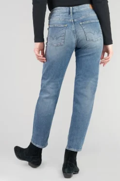 Le Temps des Cerises Salma 400/17 Mom Taille Haute 7/8Eme Jeans Bleu N°4-Femme Coupe Mom