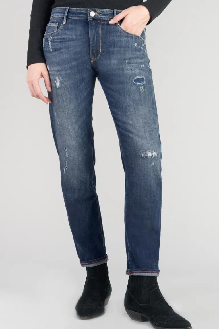 Le Temps des Cerises Sea 200/43 Boyfit Jeans Destroy Bleu N°2-Femme Coupe Boyfit