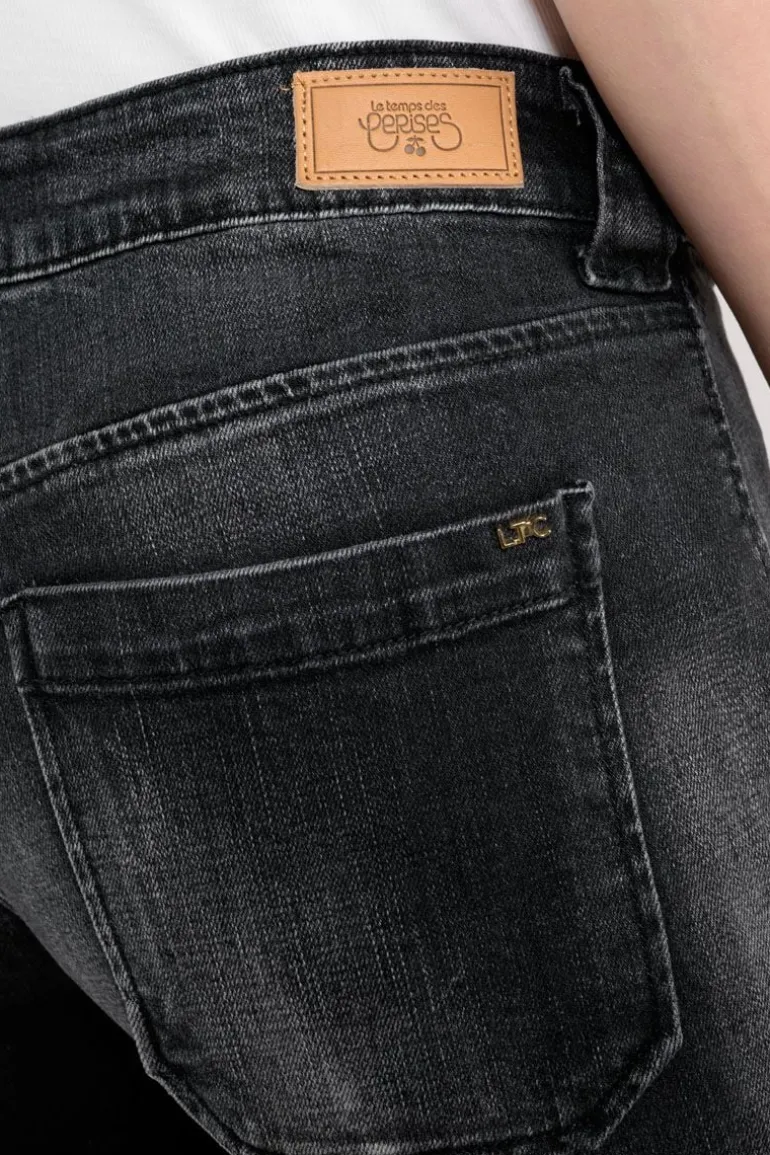 Le Temps des Cerises Short En Jeans Bloom Noir-Femme Jupes & Shorts