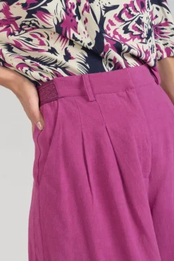 Le Temps des Cerises Short Polla Violine-Femme Shorts & Jupes