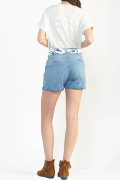 Le Temps des Cerises Short Sydney En Jeans Bleu-Femme Jupes & Shorts