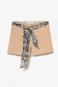 Le Temps des Cerises Short Veli2 Beige-Femme Shorts & Jupes