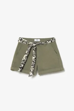 Le Temps des Cerises Short Veli2 Kaki-Femme Shorts & Jupes