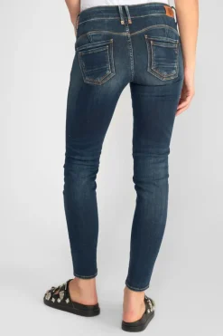 Le Temps des Cerises Sib Pulp Slim 7/8Eme Jeans Destroy Vintage Bleu N°2-Femme Coupe Slim