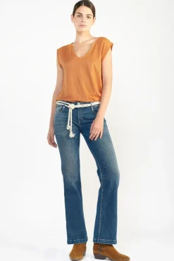 Le Temps des Cerises Skive Flare Jeans Bleu N°2-Femme Coupe Flare / Bootcut