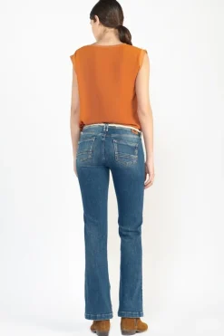 Le Temps des Cerises Skive Flare Jeans Bleu N°2-Femme Coupe Flare / Bootcut