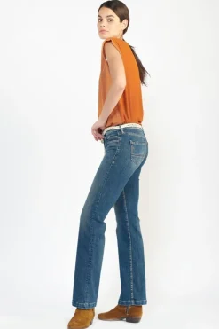 Le Temps des Cerises Skive Flare Jeans Bleu N°2-Femme Coupe Flare / Bootcut