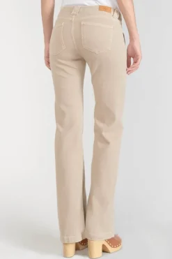 Le Temps des Cerises Sormiou Flare Jeans Beige Sable-Femme Coupe Flare / Bootcut
