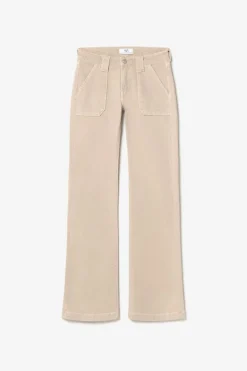 Le Temps des Cerises Sormiou Flare Jeans Beige Sable-Femme Coupe Flare / Bootcut