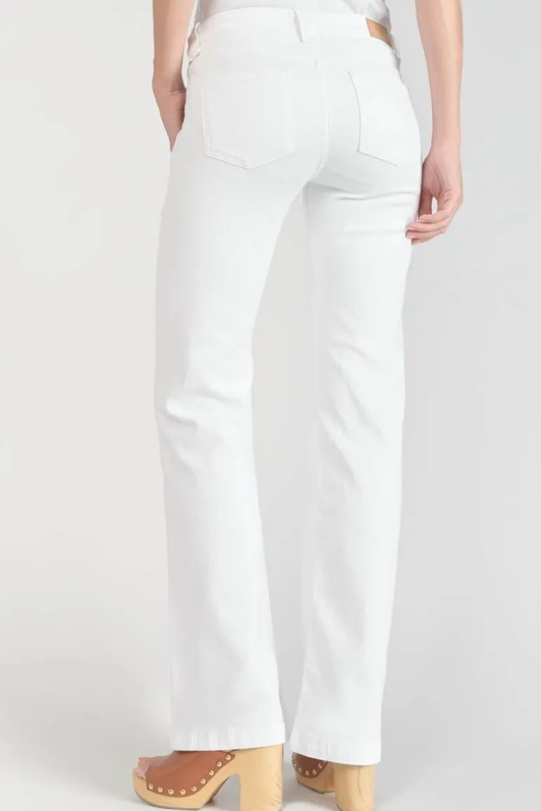 Le Temps des Cerises Sormiou Flare Jeans Blanc-Femme Coupe Flare / Bootcut