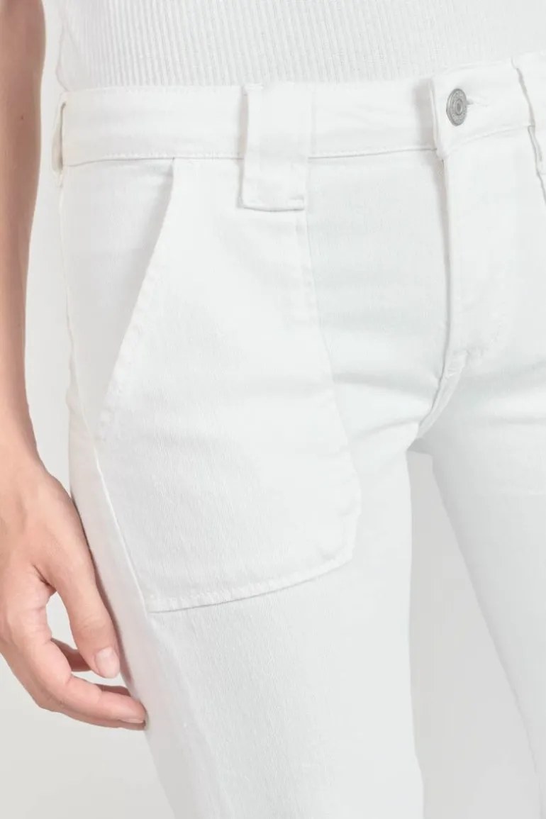 Le Temps des Cerises Sormiou Flare Jeans Blanc-Femme Coupe Flare / Bootcut