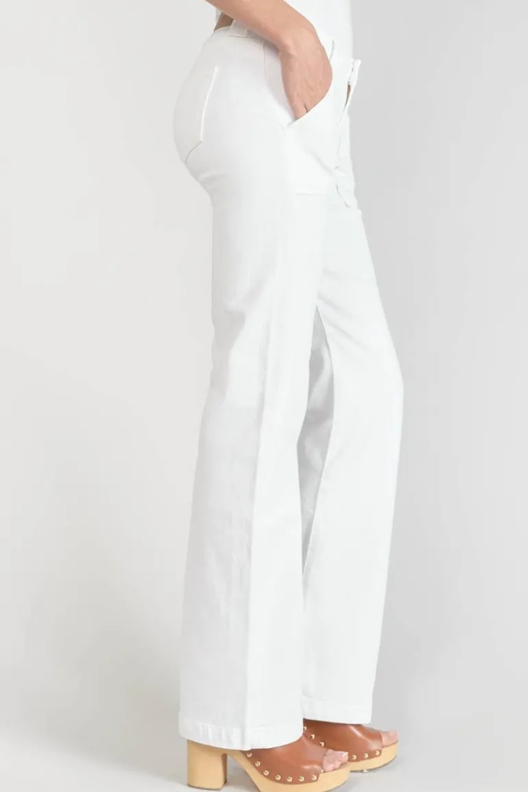 Le Temps des Cerises Sormiou Flare Jeans Blanc-Femme Coupe Flare / Bootcut